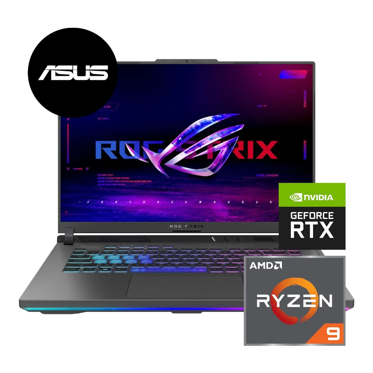 ASUS ROG Strix G16 G614PM 16-inch WQXGA Laptop - AMD Ryzen 9 8940HX 1TB SSD 16GB RAM RTX 5060 Win 11 Home - Image 2