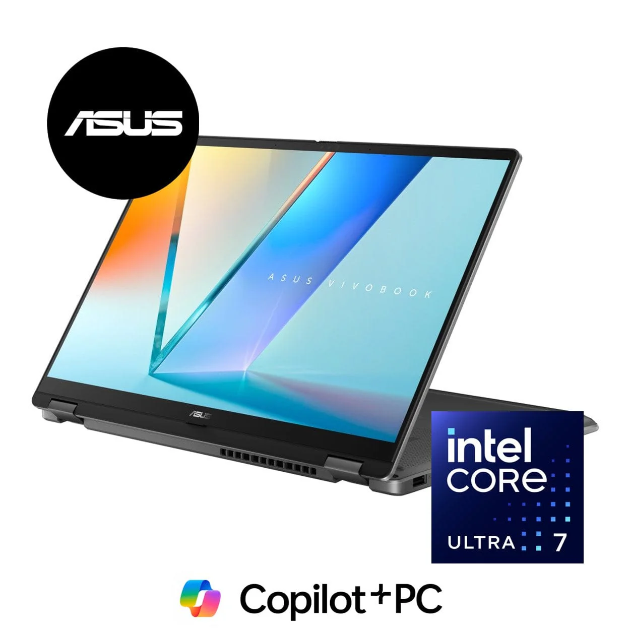 ASUS Vivobook 14 Flip OLED TP3407SA 14-inch WUXGA AI 2-in-1 Laptop - Intel Core Ultra 7 258V 1TB SSD 32GB RAM Win 11 Pro - Image 2