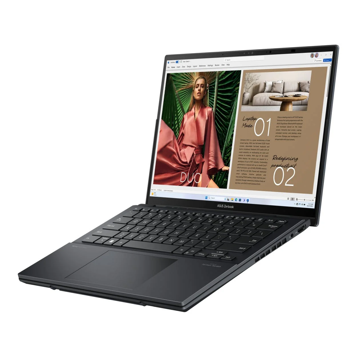 ASUS Zenbook DUO UX8406MA 14-inch 3K OLED 2-in-1 Laptop - Intel Core Ultra 7 155H 1TB SSD 16GB RAM Win 11 Home - Image 10
