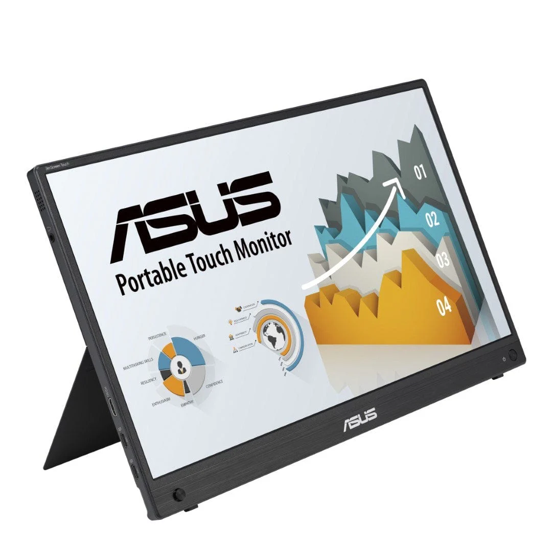 ASUS ZenScreen MB16AHT 15.6-inch 1920 x 1080p FHD 16:9 60Hz 5ms IPS LED Touchscreen Monitor 90LM0890-B01170 - Image 2