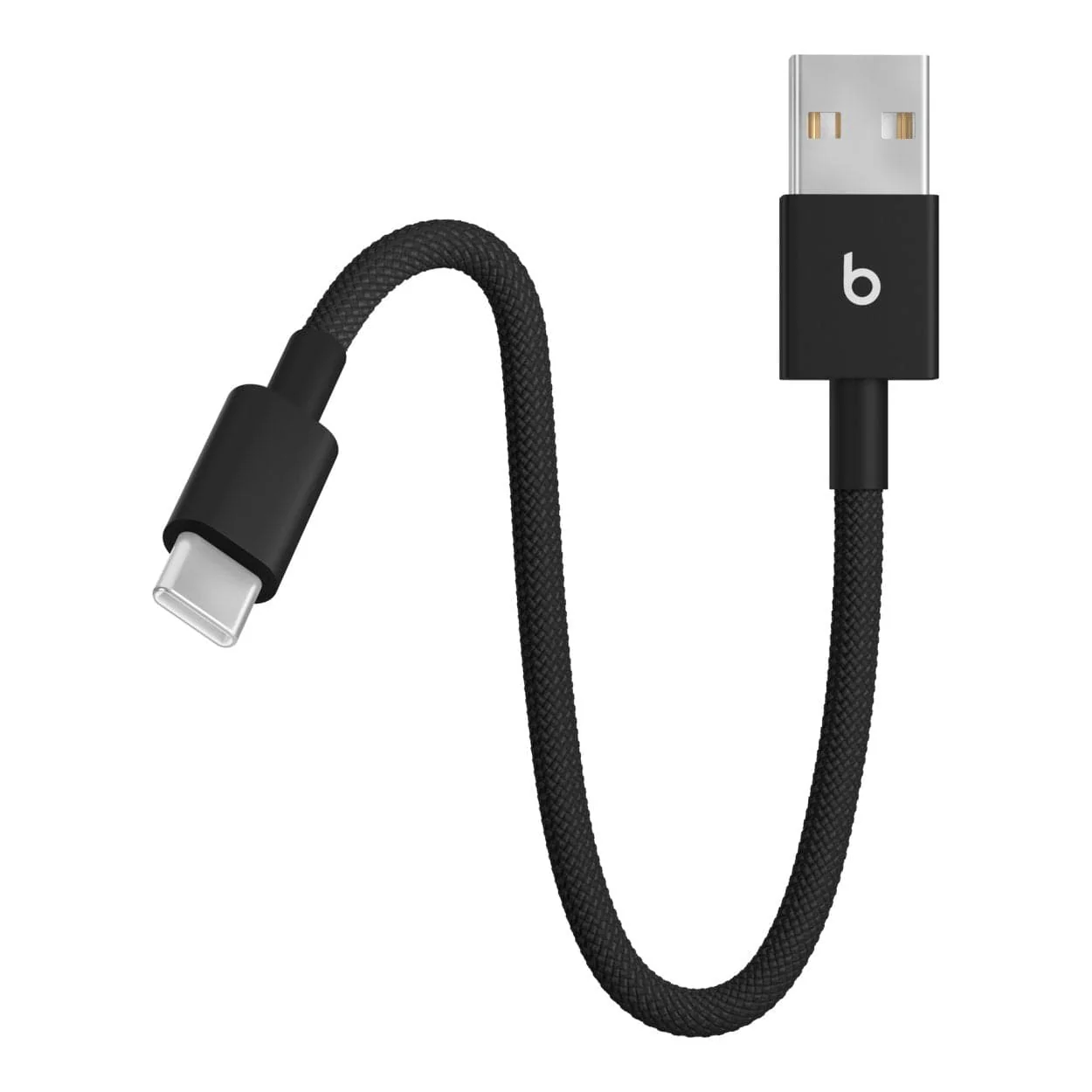 Beats Type-A to Type-C Woven Cable 20cm Black MEQL4EE/A - Image 2