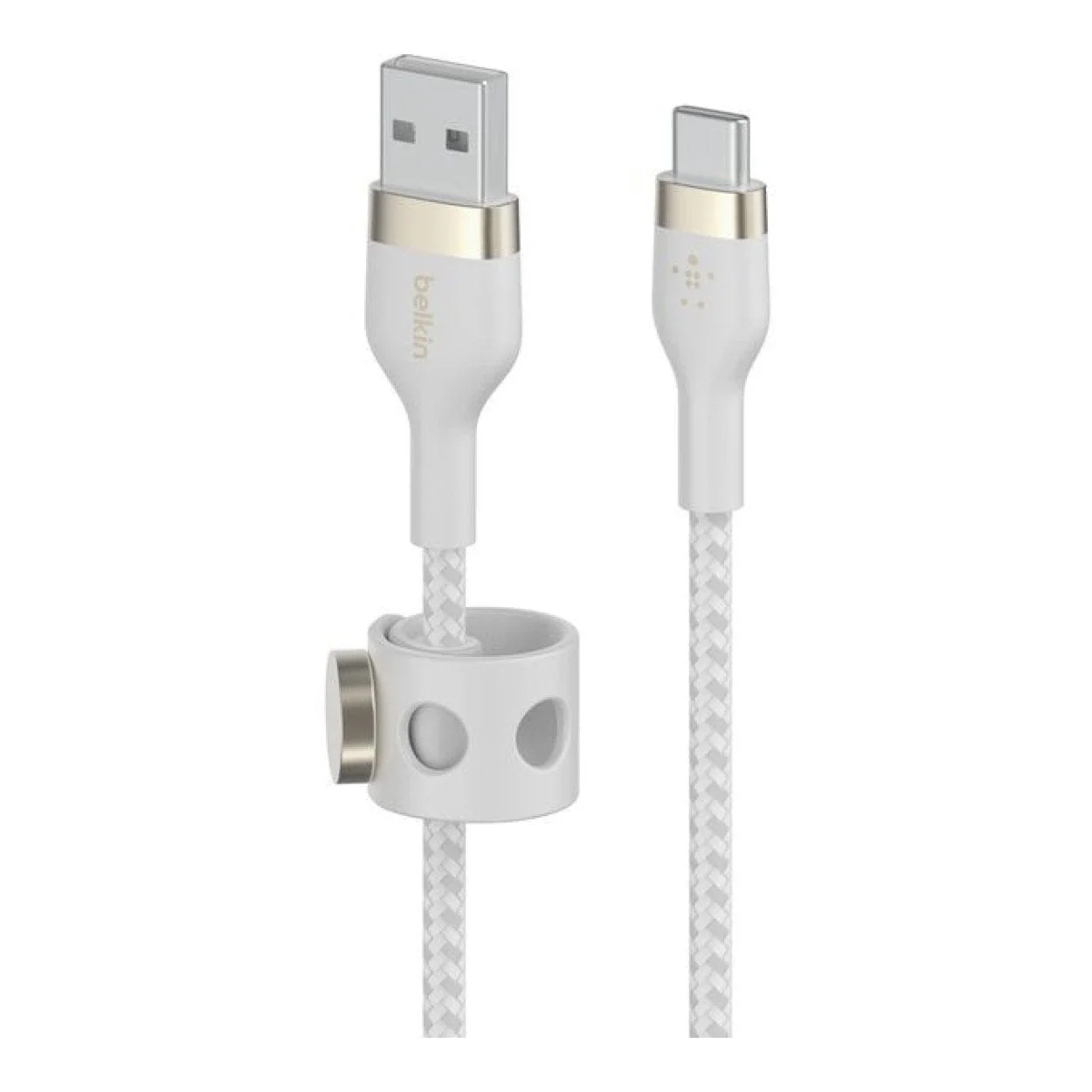 Belkin 1m BoostCharge Pro Flex 15W USB-A to USB-C Cable White CAB010DS1MWH - Image 2