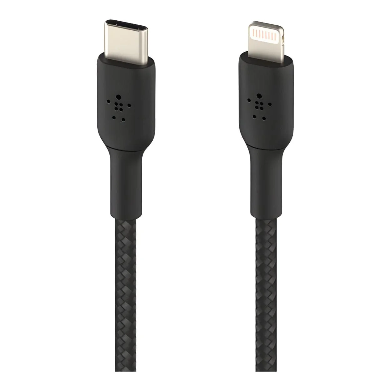 Belkin 2m BoostCharge Braided USB-C to Lightning Cable Black CAB004BT2MBK - Image 4