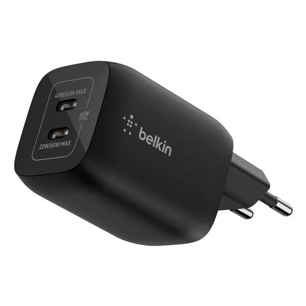 Belkin 65W Mobile Device USB-C Wall Charger Black ENA007KQBK - Image 2