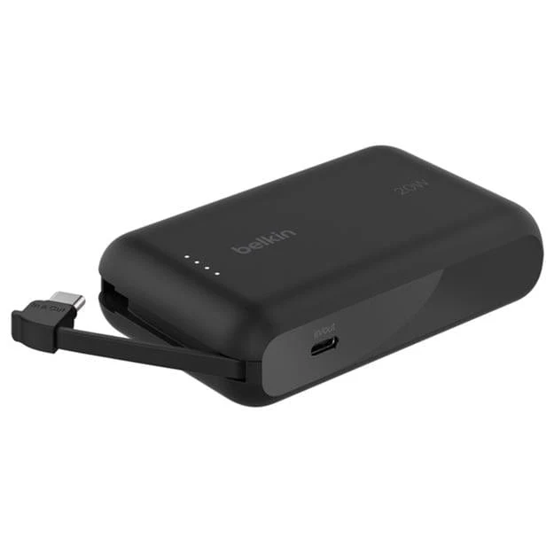 Belkin BoostCharge 10 000 mAh with USB-C Cable and Port Power Bank Black BPB021HQBK - Image 2