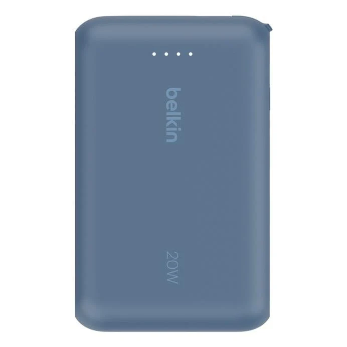 Belkin BoostCharge 10 000 mAh with USB-C Cable and Port Power Bank Blue BPB021HQBL - Image 3