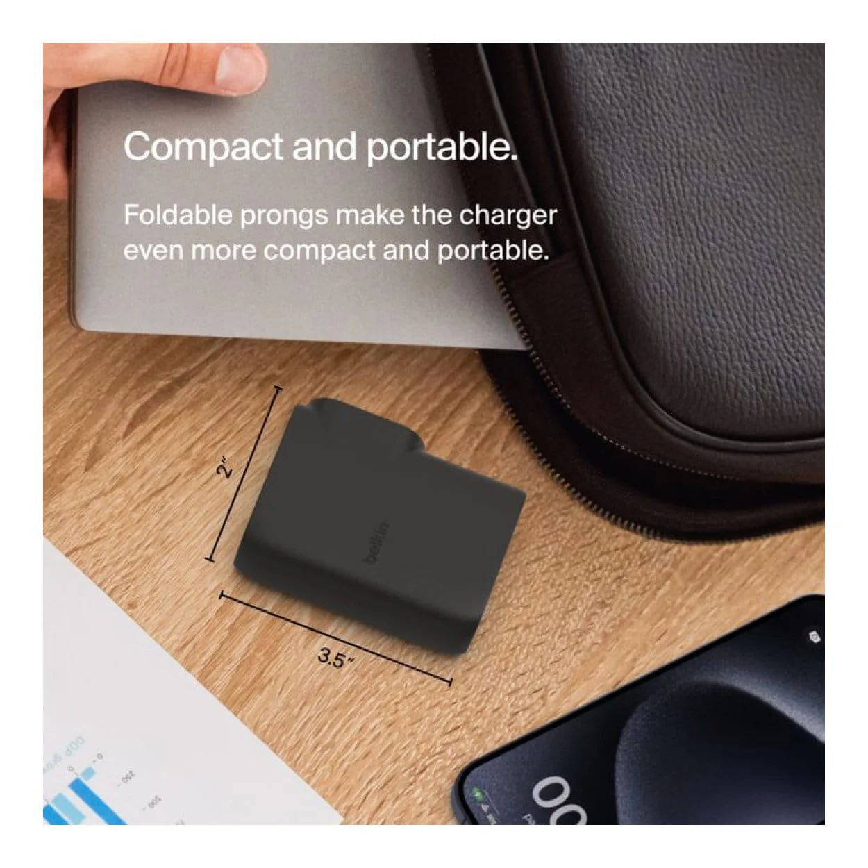 Belkin BoostCharge Hybrid 25W Wall Charger with 5000mAh Powerbank BPZ003BT1MBK-B6 - Image 10