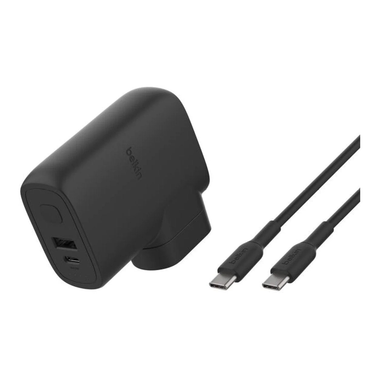 Belkin BoostCharge Hybrid 25W Wall Charger with 5000mAh Powerbank BPZ003BT1MBK-B6 - Image 2