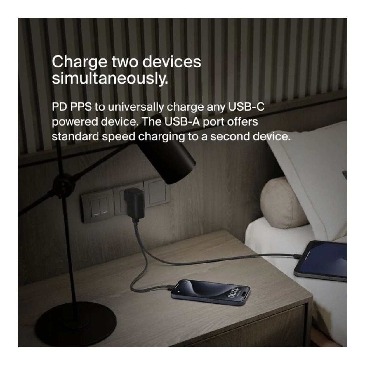 Belkin BoostCharge Hybrid 25W Wall Charger with 5000mAh Powerbank BPZ003BT1MBK-B6 - Image 7