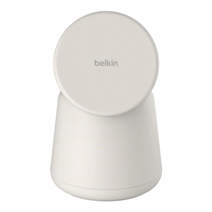 Belkin BoostCharge Pro 15W 2-in-1 Wireless MagSafe Charging Dock - White WIZ020VFH37 - Image 3