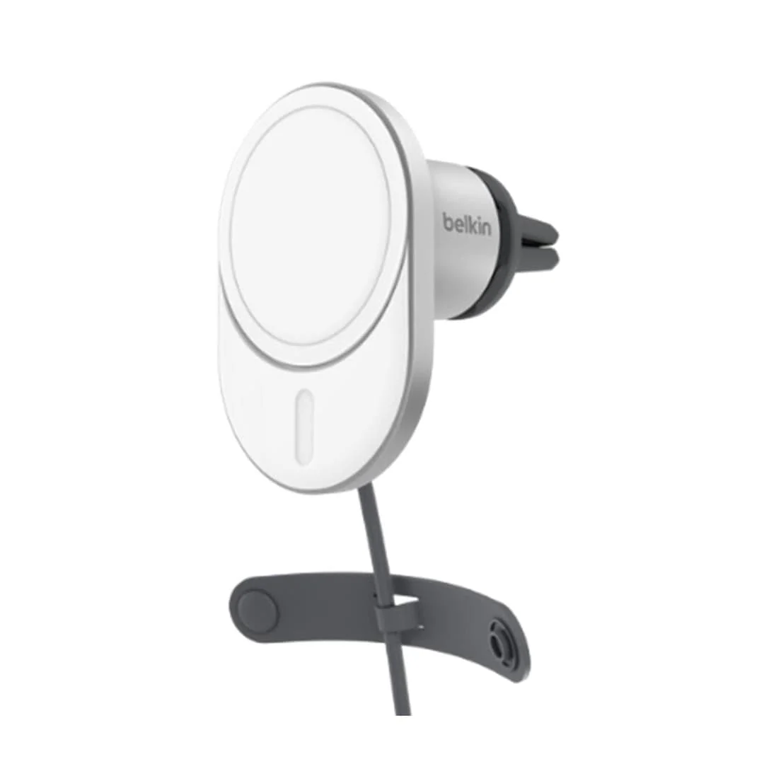 Belkin BoostCharge Pro 15W Magnetic Wireless Car Charger with Qi2 WIC008BTGR-V2