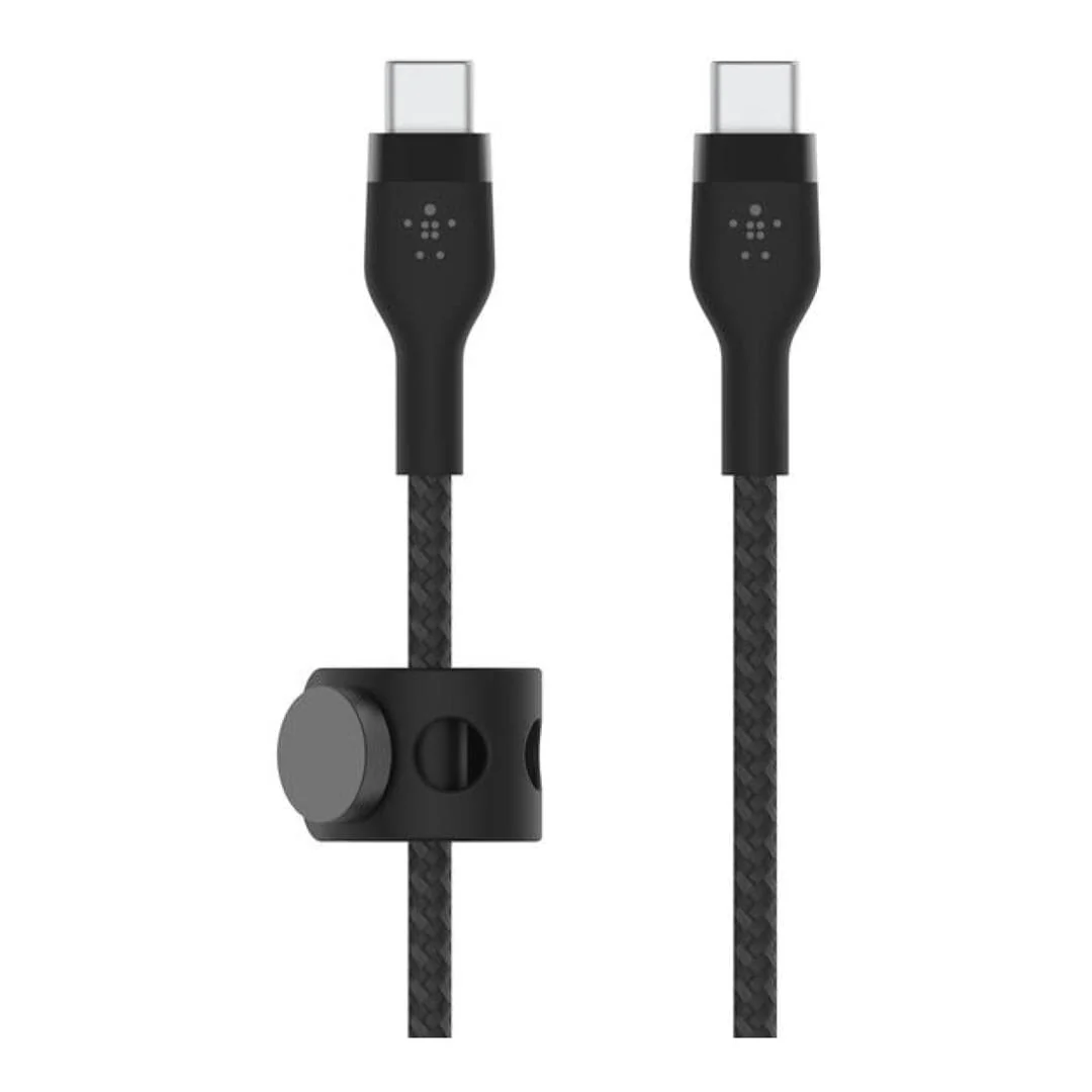 Belkin BoostCharge Pro Flex Type-C Male to Male USB Braided Cable 3m Black CAB011BT3MBK