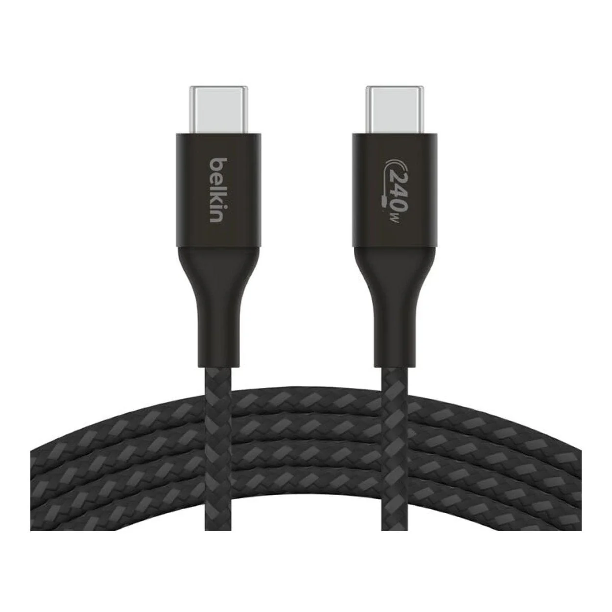 Belkin BoostCharge Type-C Male to Male USB Braided Cable 1m Black CAB015BT1MBK - Image 3
