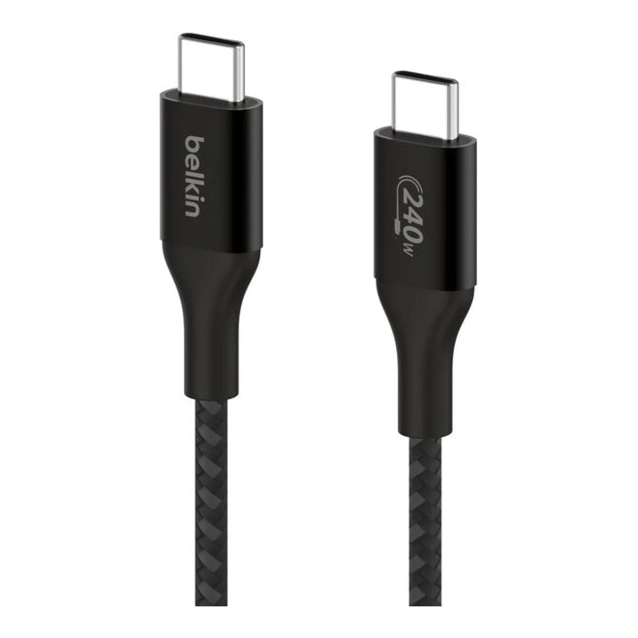 Belkin BoostCharge Type-C Male to Male USB Braided Cable 2m Black CAB015bt2MBK - Image 2