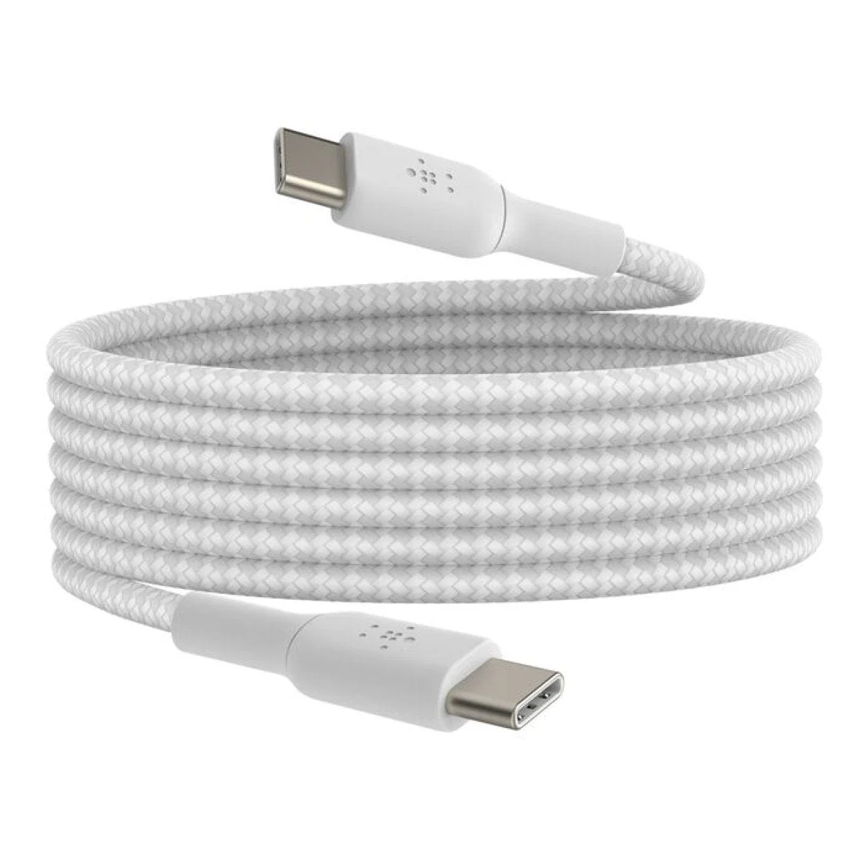 Belkin BoostCharge Type-C Male to Male USB Braided Cable 2m White CAB004BT2MWH - Image 5