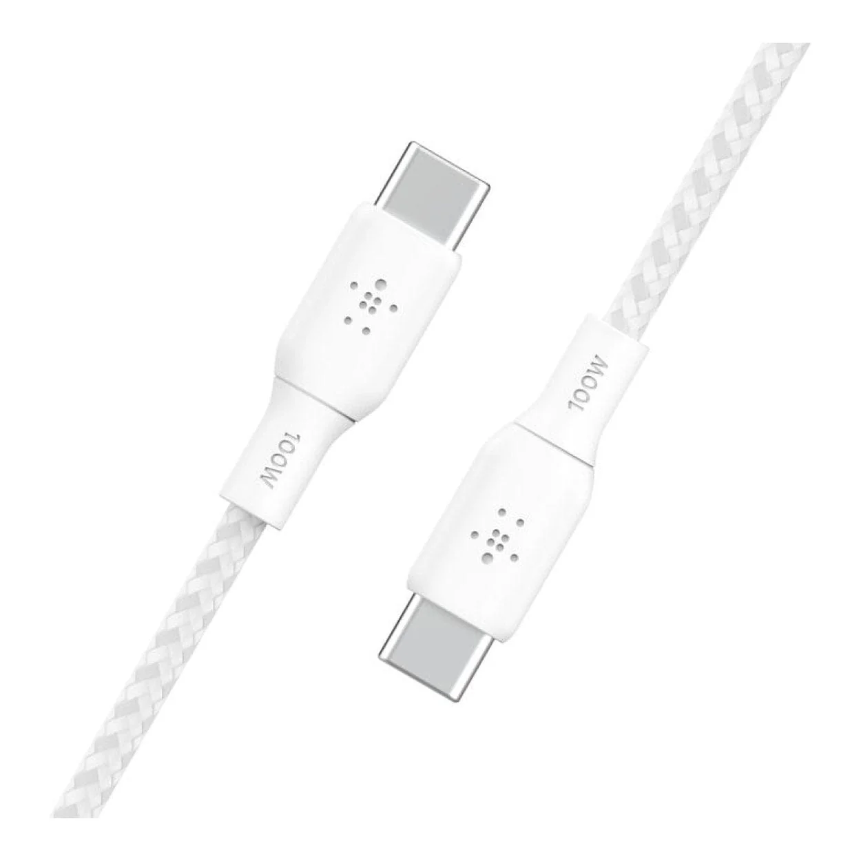 Belkin BoostCharge Type-C Male to Male USB Braided Cable 2m White CAB014BT2MWH - Image 5