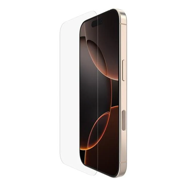 Belkin InvisiGlass Treated Screen Protector for iPhone 16 Pro Clear OVA173HQ