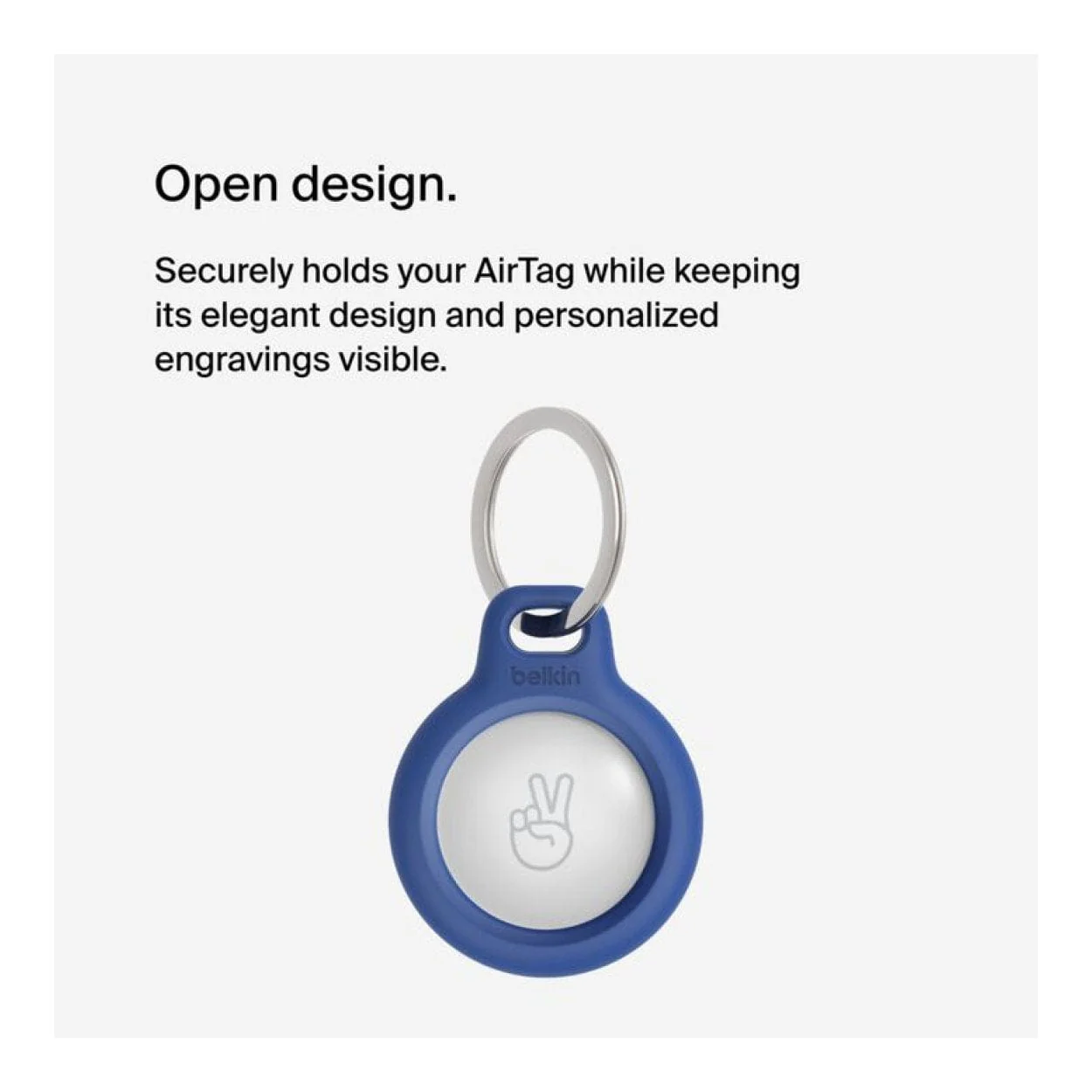 Belkin Secure Holder with Key Ring for AirTag Blue F8W973BTBLU - Image 11