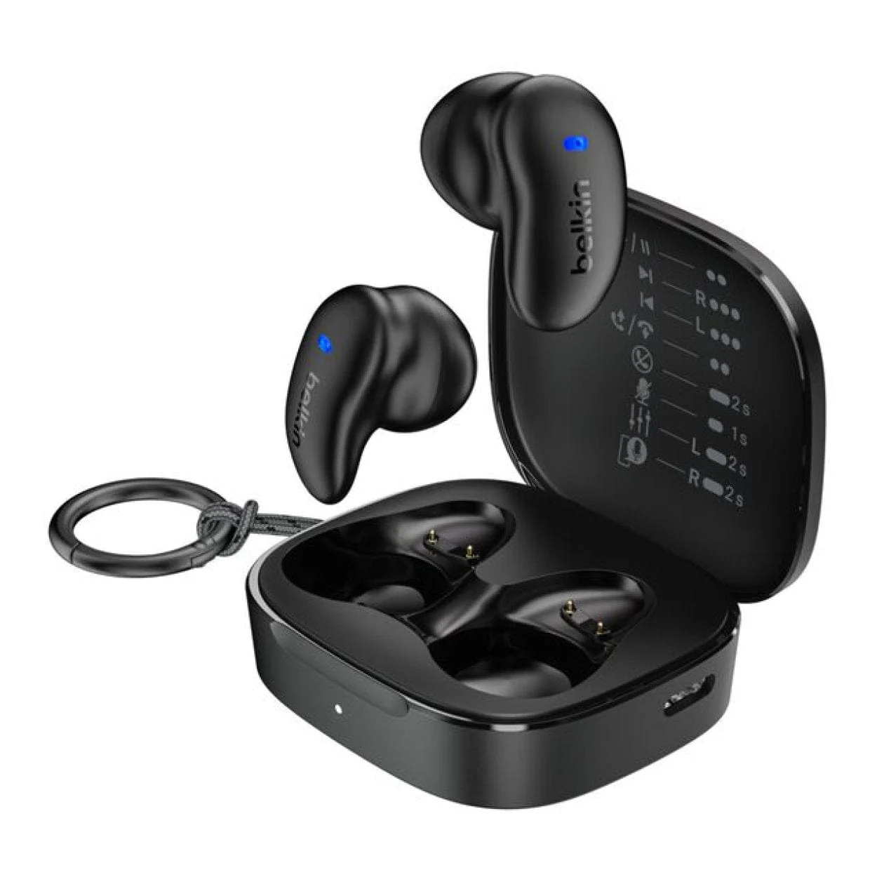 Belkin SoundForm Anywhere Wireless Earbuds - Black AUC014HQBK - Image 2