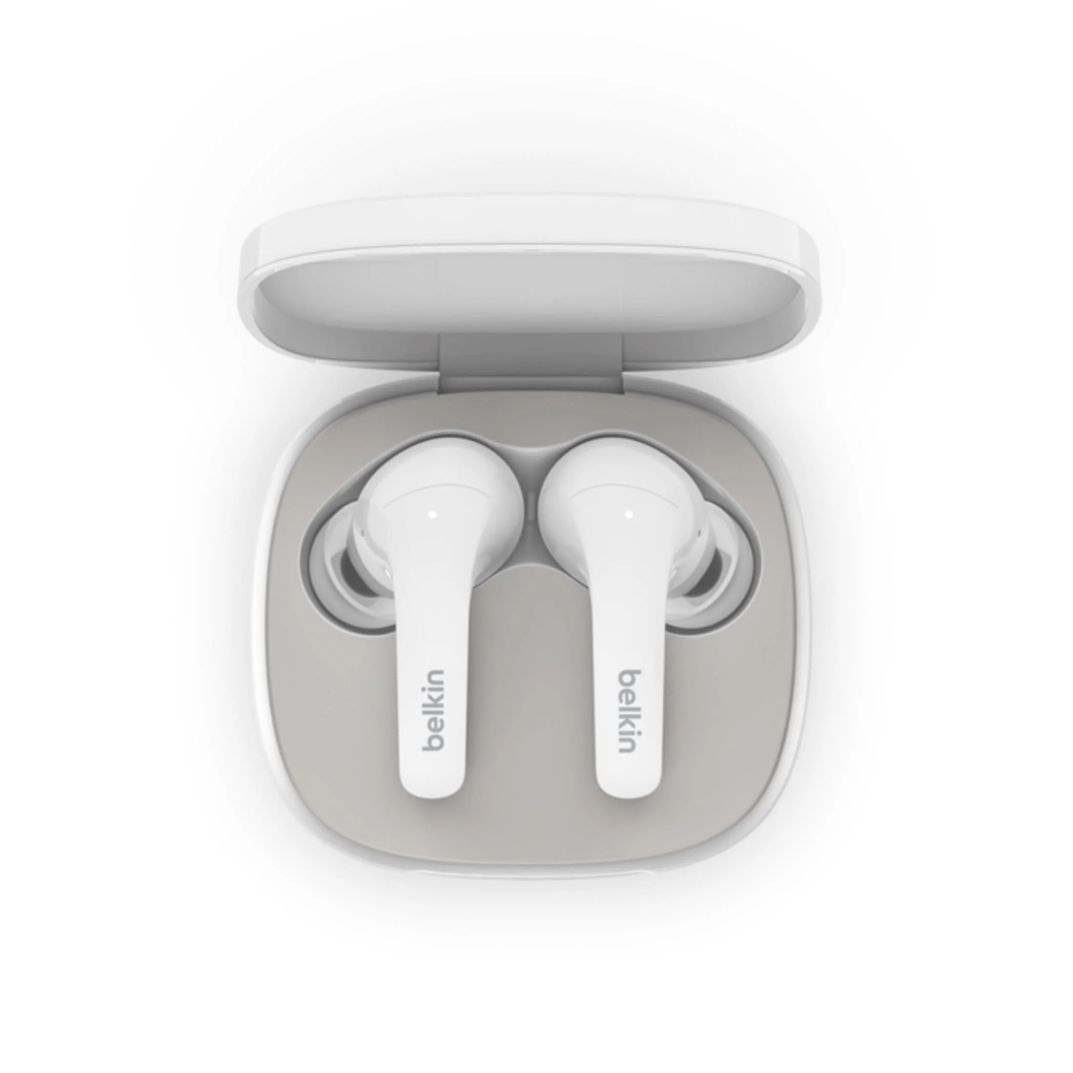 Belkin SoundForm Flow Noise Cancelling Earbuds - White AUC006BTWH - Image 3