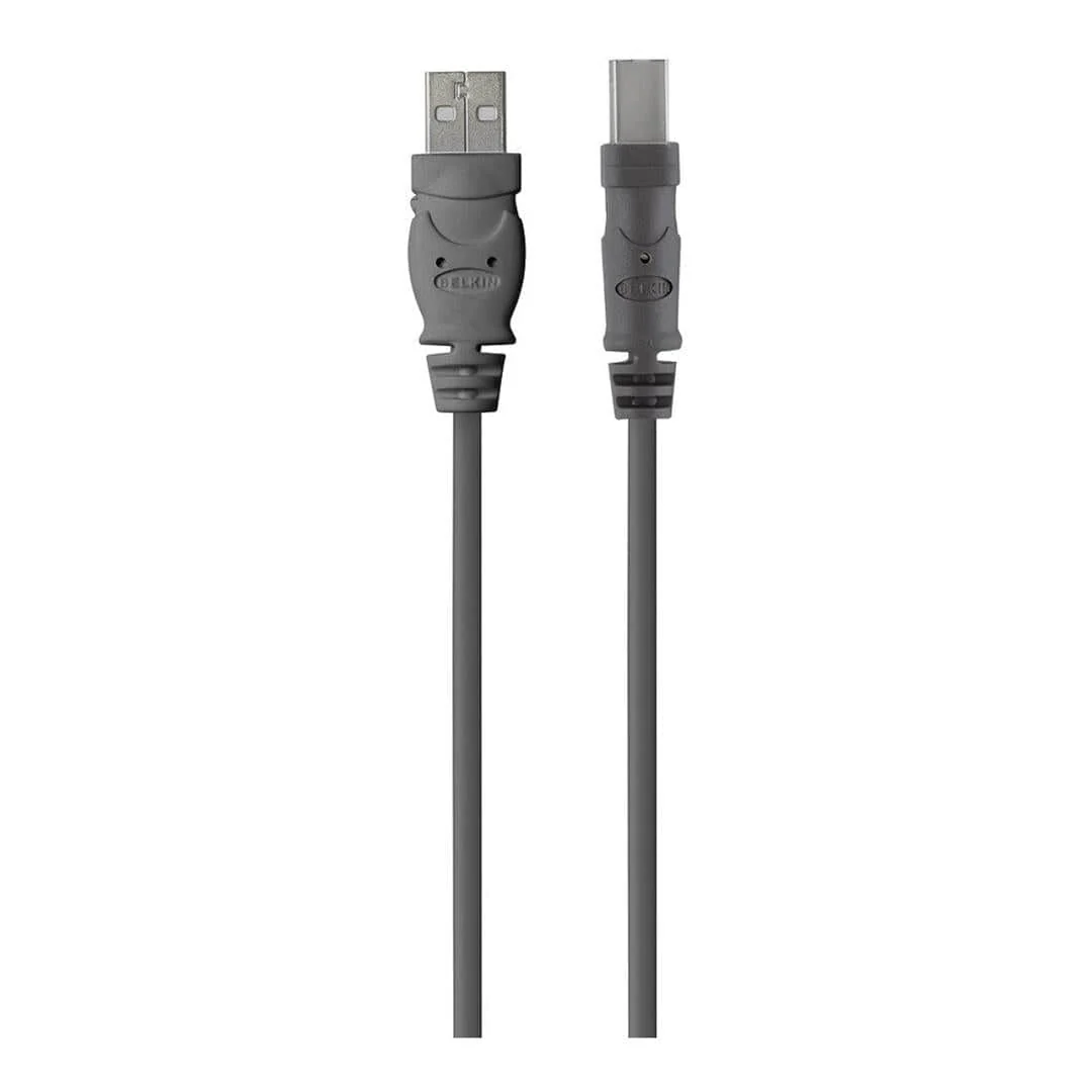 Belkin Type-A to Type-B USB 2.0 Printer Cable 3m Grey F3U154BT3M