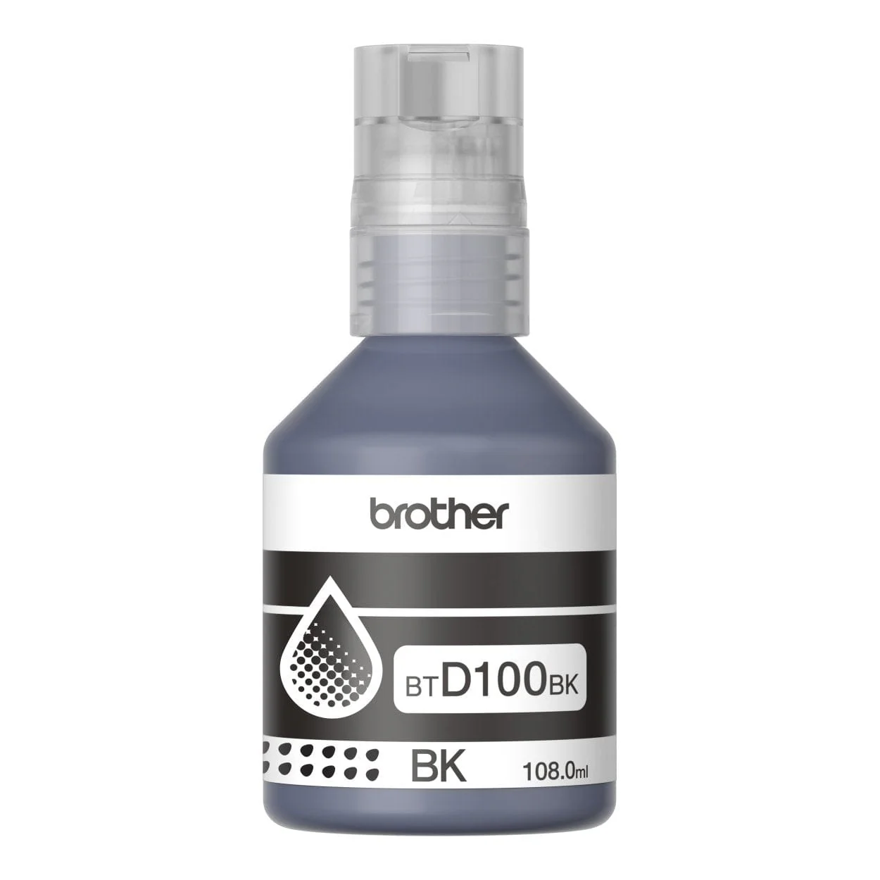 Brother BTD100BK Black Ink Bottle Original 8ZCCE100140 Single-pack - Image 2