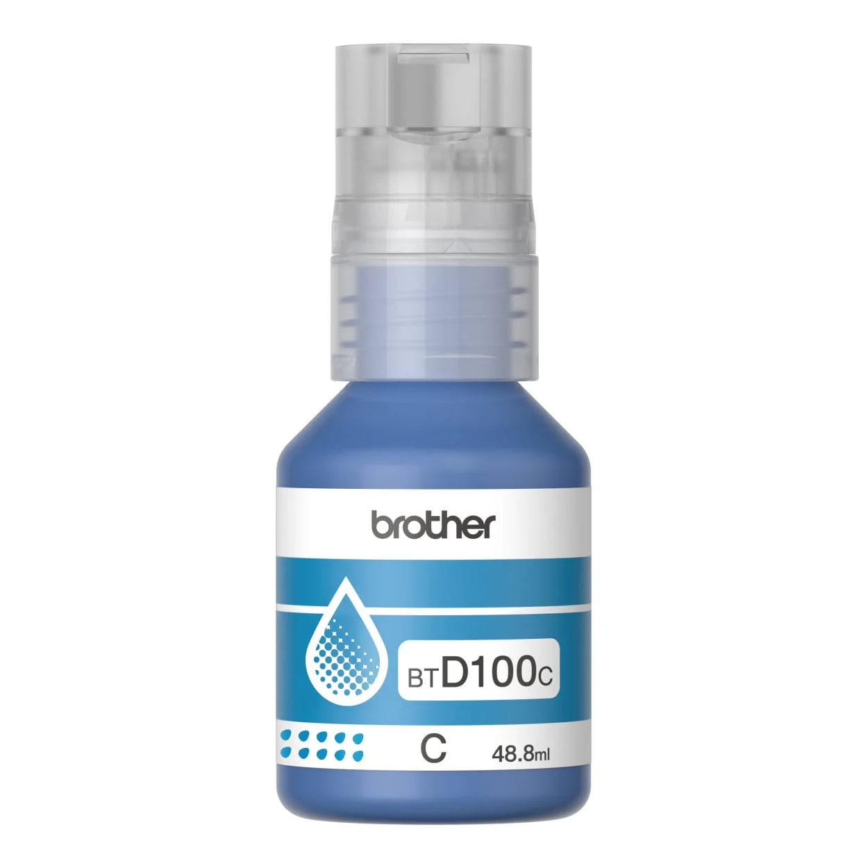 Brother BTD100C Cyan Ink Bottle Original 8ZCCC200140 Single-pack - Image 2
