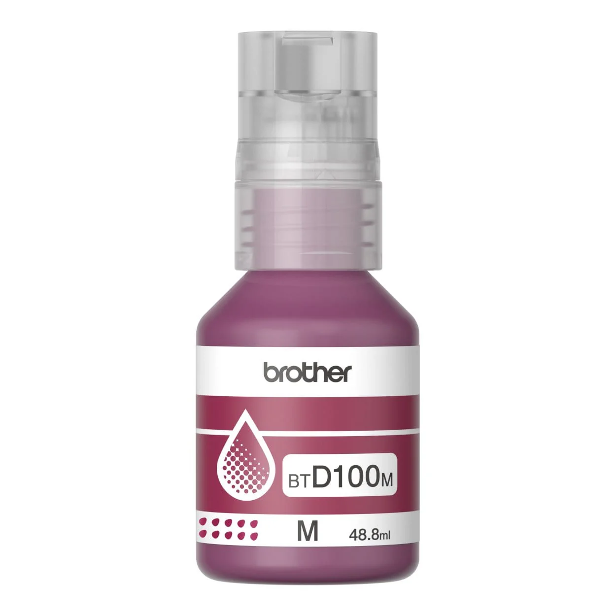 Brother BTD100M Magenta Ink Bottle Original 8ZCCC200240 Single-pack - Image 2