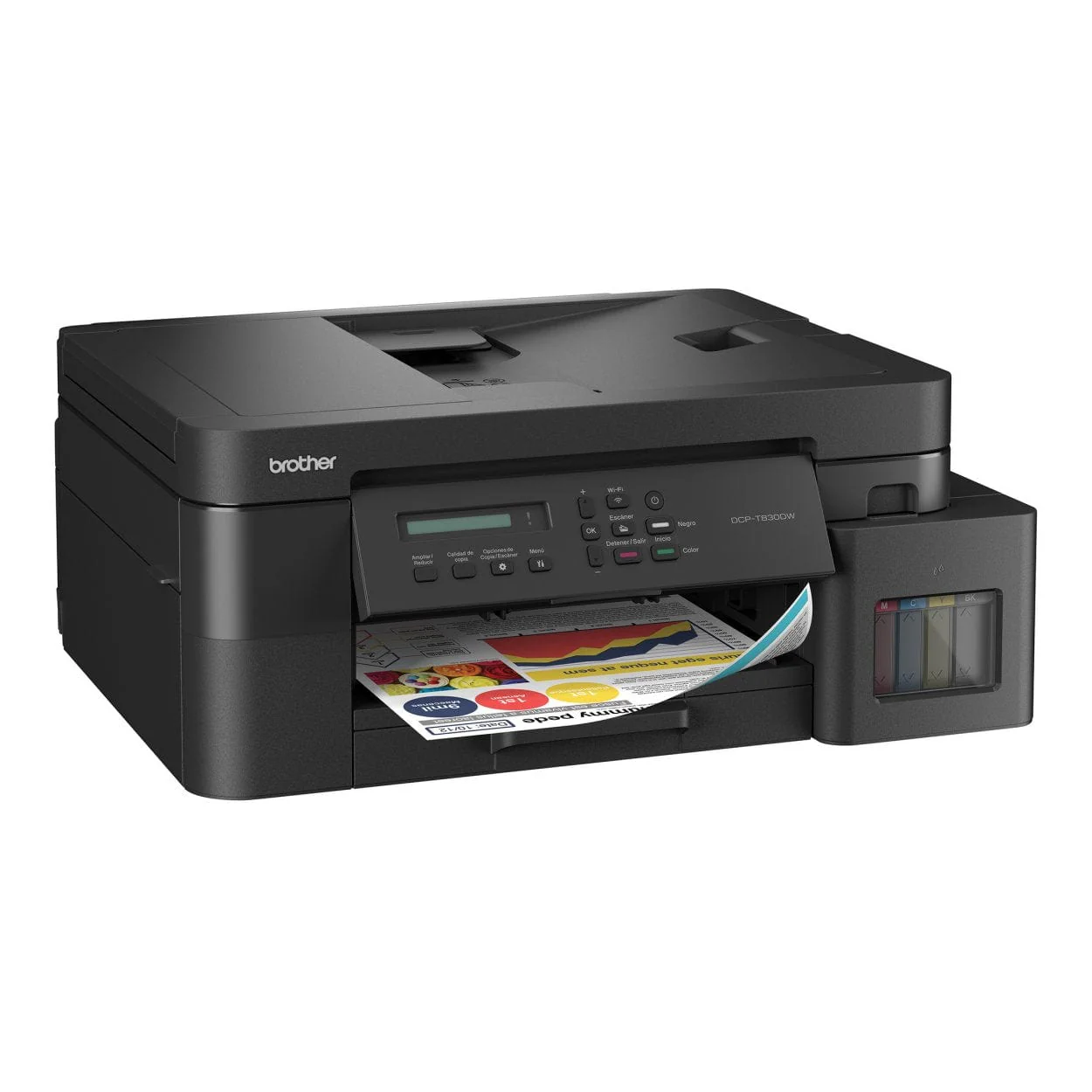 Brother DCP-T830DW A4 3-in-1 Multifunction Ink Tank Printer 8CHA6100124 - Image 2