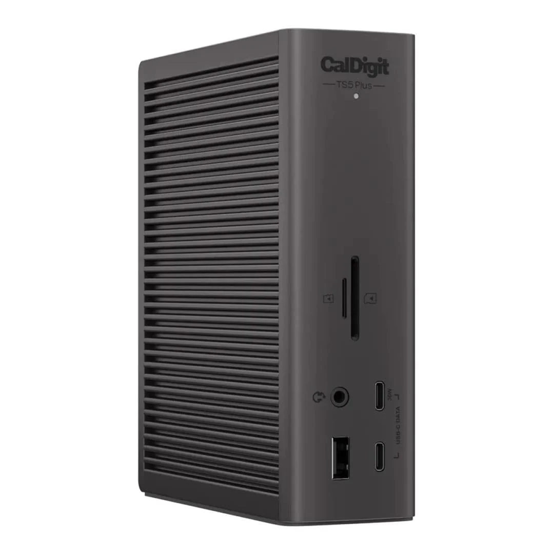 CalDigit TS5 Plus Thunderbolt 5 Docking Station with 330W PSU and 1m Cable - Space Grey