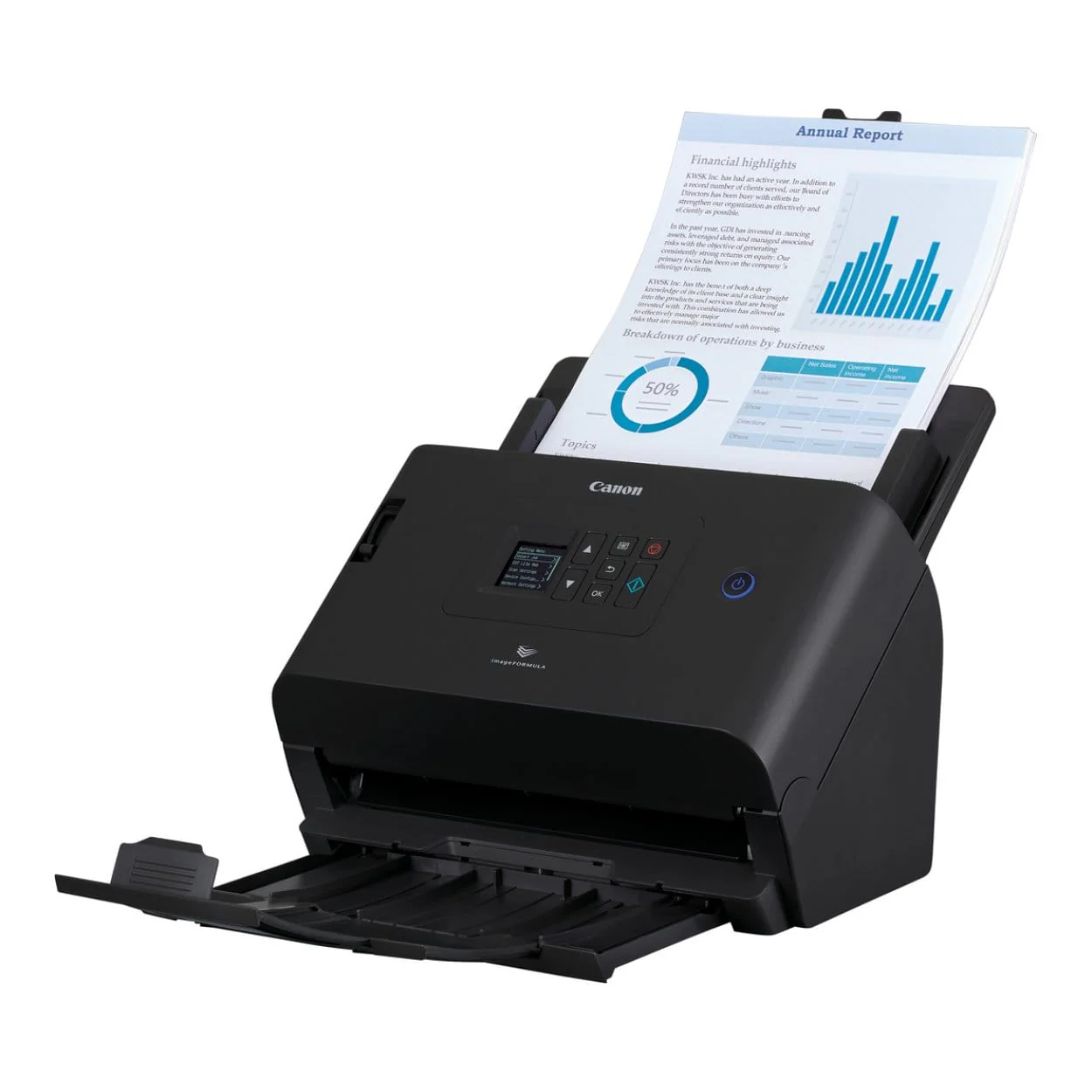 Canon imageFORMULA DR-S250N 600 x 600 DPI A4 Sheet-fed Scanner 6383C003 - Image 2