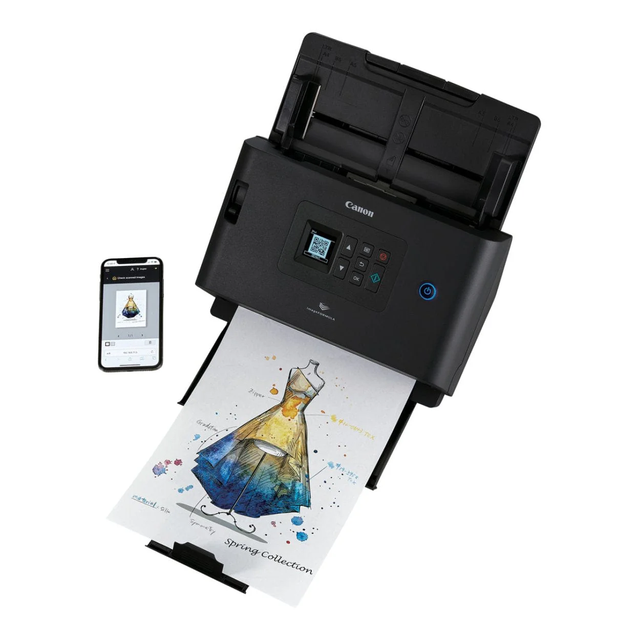 Canon imageFORMULA DR-S250N 600 x 600 DPI A4 Sheet-fed Scanner 6383C003 - Image 6