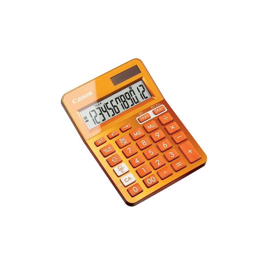 Canon LS-123K Basic Calculator Orange 9490B004 - Image 3