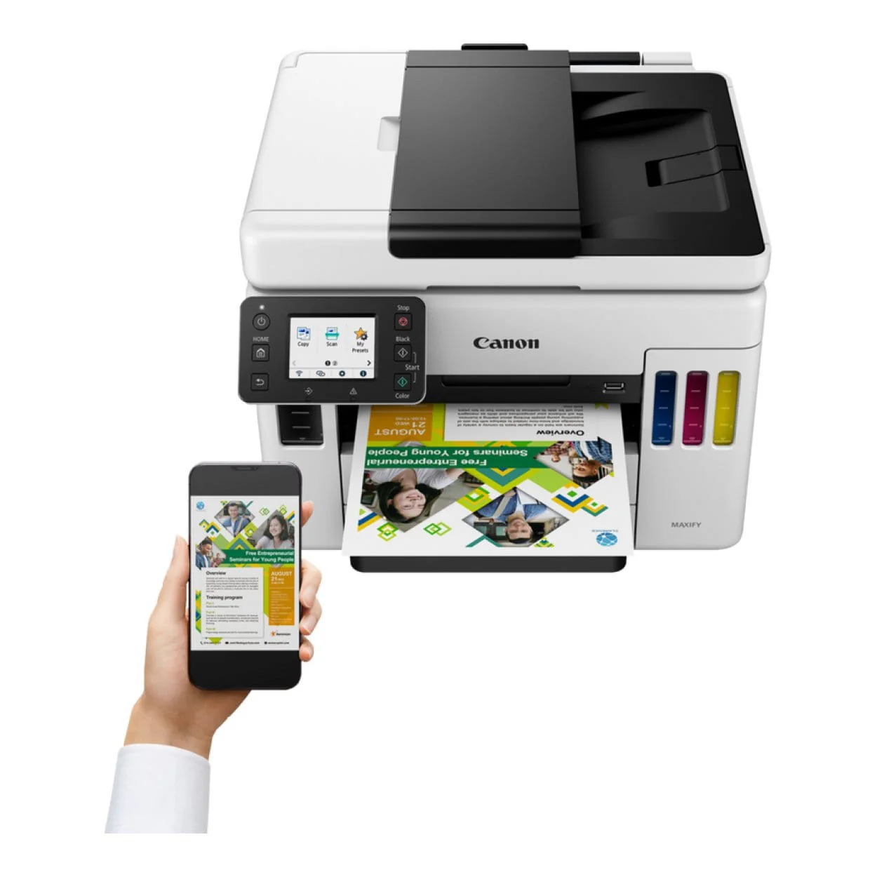 Canon MAXIFY GX7040 Multifunction A4 Inktank Printer 4471C009 - Image 8