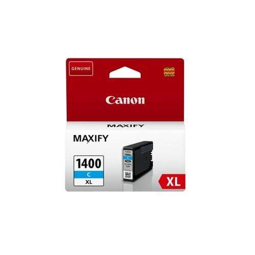 Canon PGI-1400XLC Cyan High Yield Printer Ink Cartridge Original 9202B001 Single-pack - Image 2
