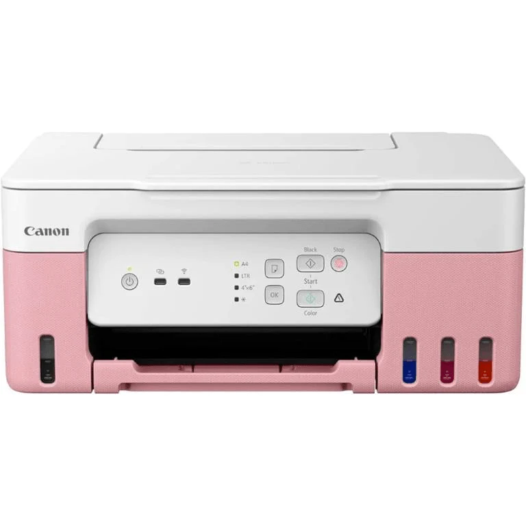 Canon Pixma G3430 MegaTank 3-in-1 Multifunction Inkjet Printer Pink 5989C029