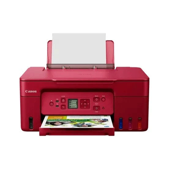 Canon PIXMA G3470 A4 Multifunction MegaTank Printer Red 5805C076 - Image 2