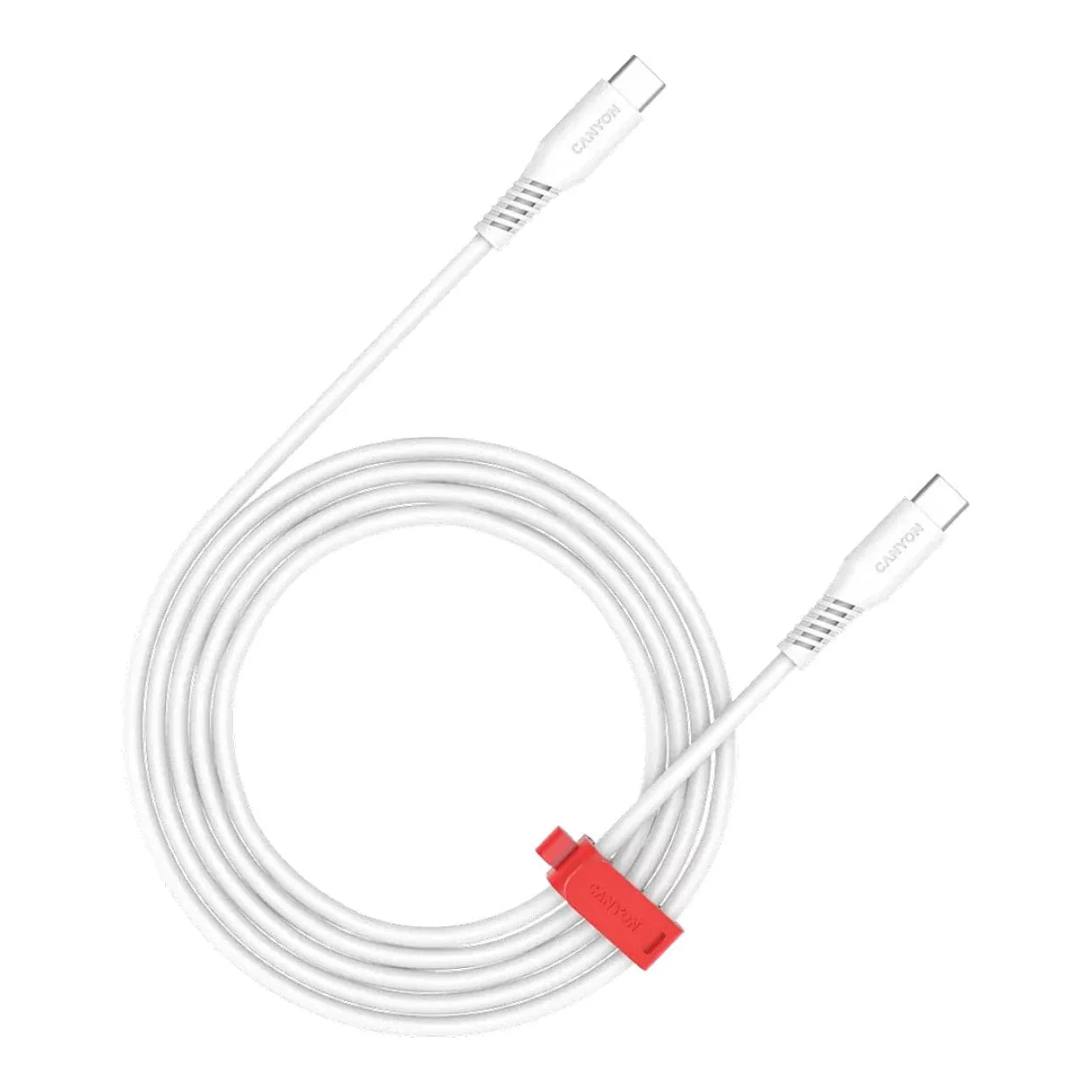 Canyon 1.2m USB-C to USB-C 100W Charging Cable White CNS-CC100SC12W - Image 2