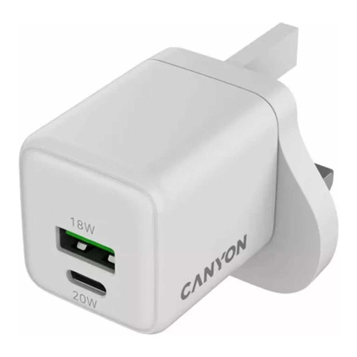Canyon 20W USB Fast Charging Wall Charger White CNS-CUW20AC-UK - Image 4