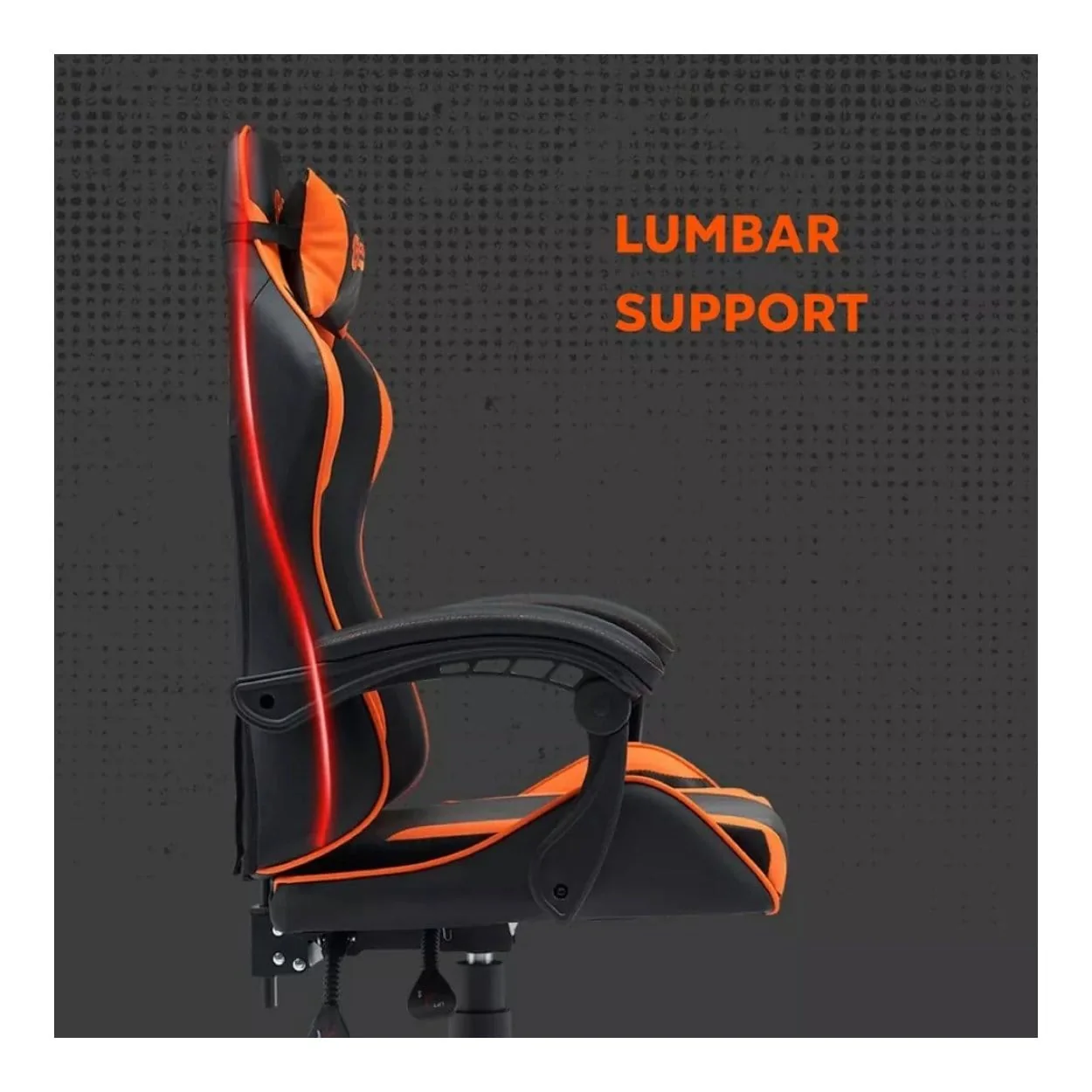 Canyon Core SGCH2 Ergonomic Gaming Chair Black White CNE-SGCH2W - Image 9
