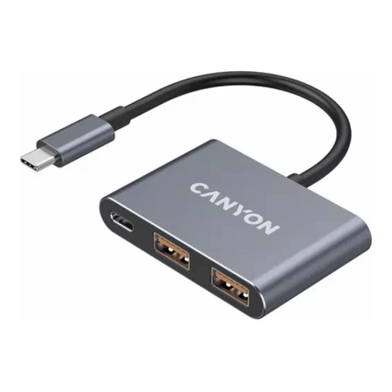 Canyon DS-3 3-in-1 Type-C Hub Dark Grey CNS-TDS3 - Image 2