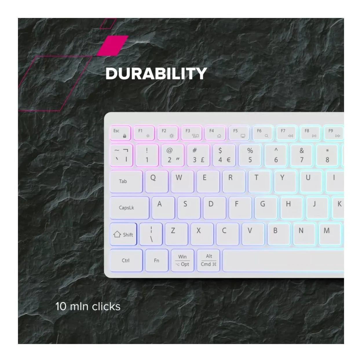 Canyon HKB-W11 RGB Wireless Keyboard Black CNS-HBTK11B - Image 10
