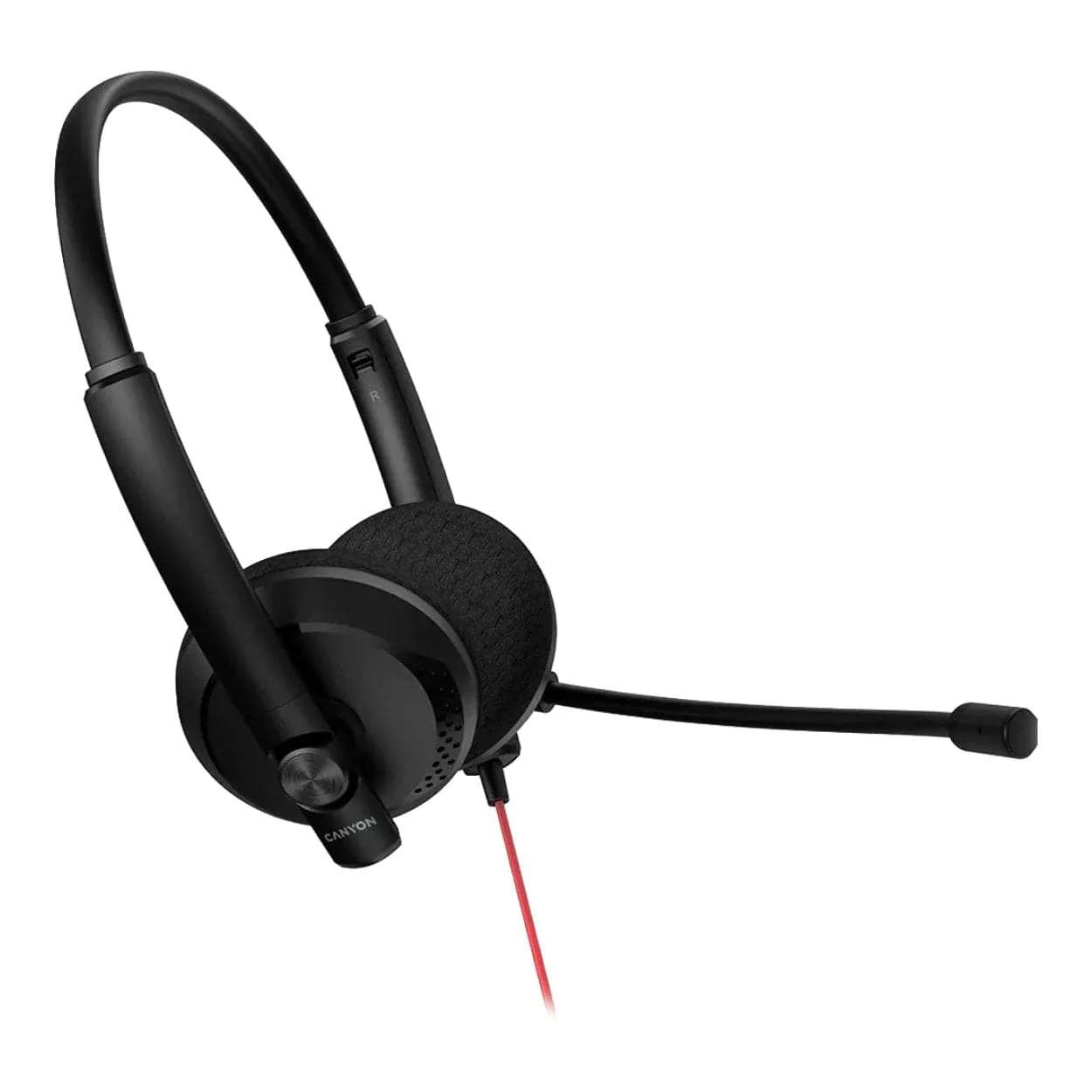 Canyon HS-07 Wired Conference Headset Black CNS-HS07B - Image 4