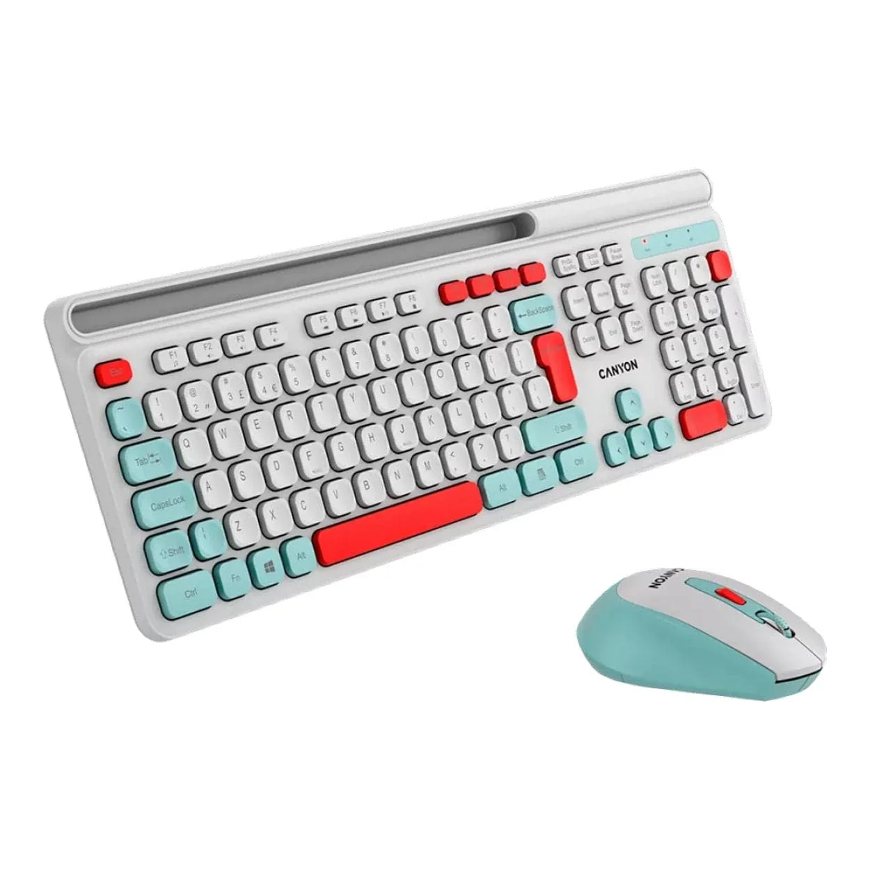 Canyon HSET-W5 Wireless Keyboard and Mouse Combo White CNS-HSETW5WT - Image 4