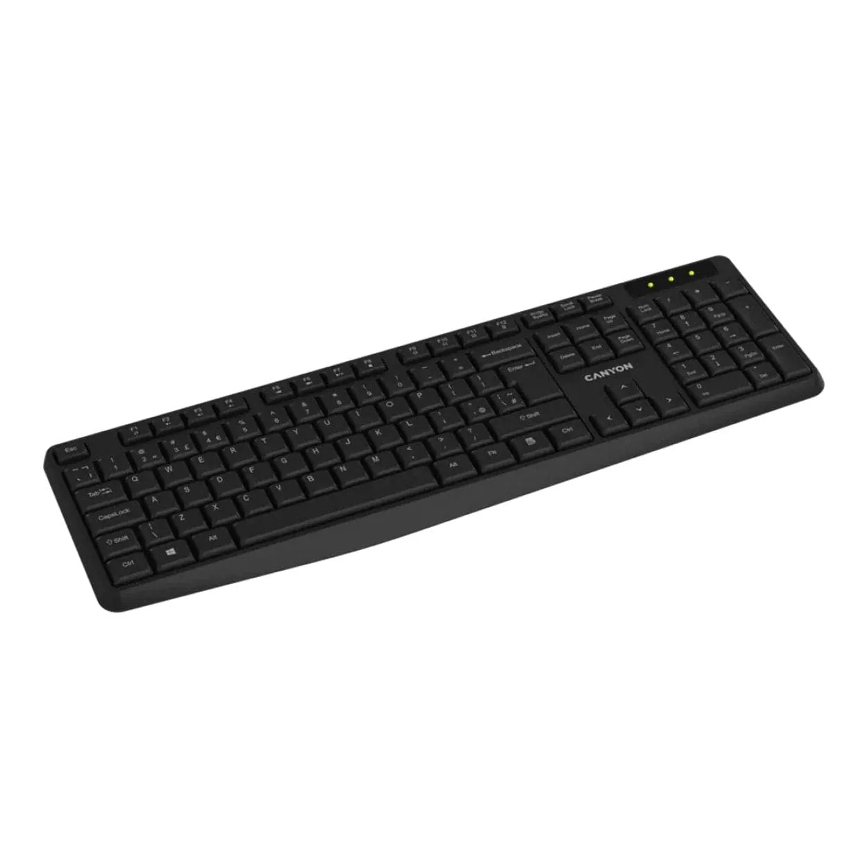 Canyon KB-W01 Wireless Keyboard Black CNE-CKEYW01 - Image 5
