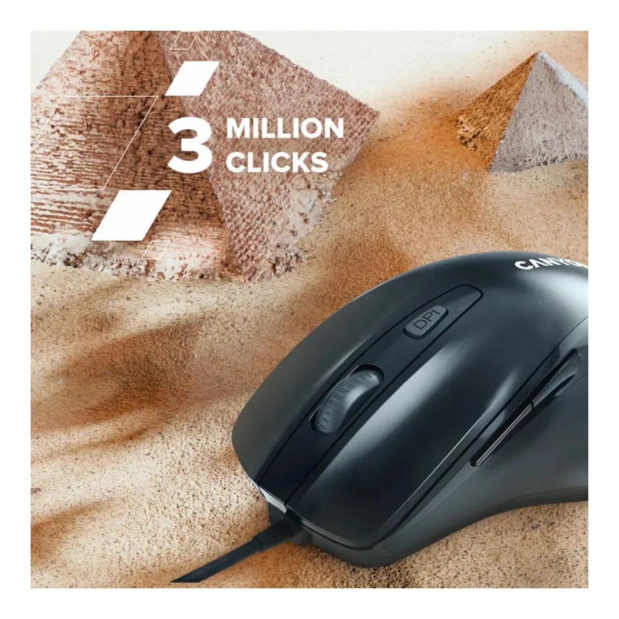 Canyon M-6 Wired Mouse Black CNE-CMS6 - Image 7