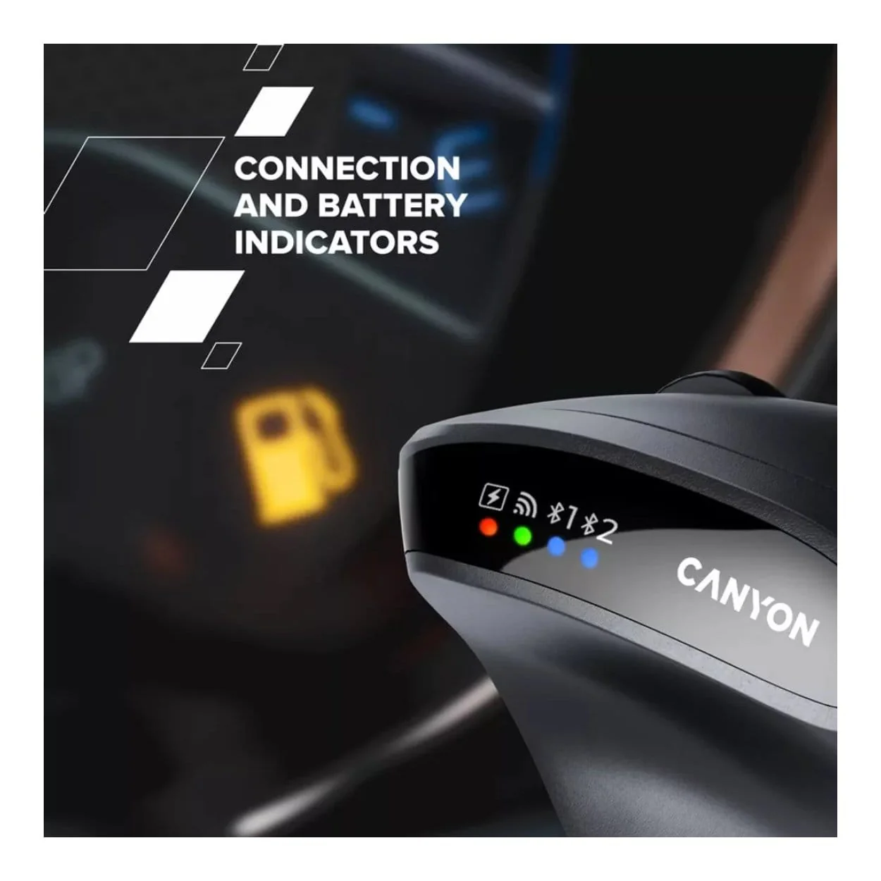 Canyon MW-25 Vertical Wireless Mouse Black CNS-CMSW25 - Image 11