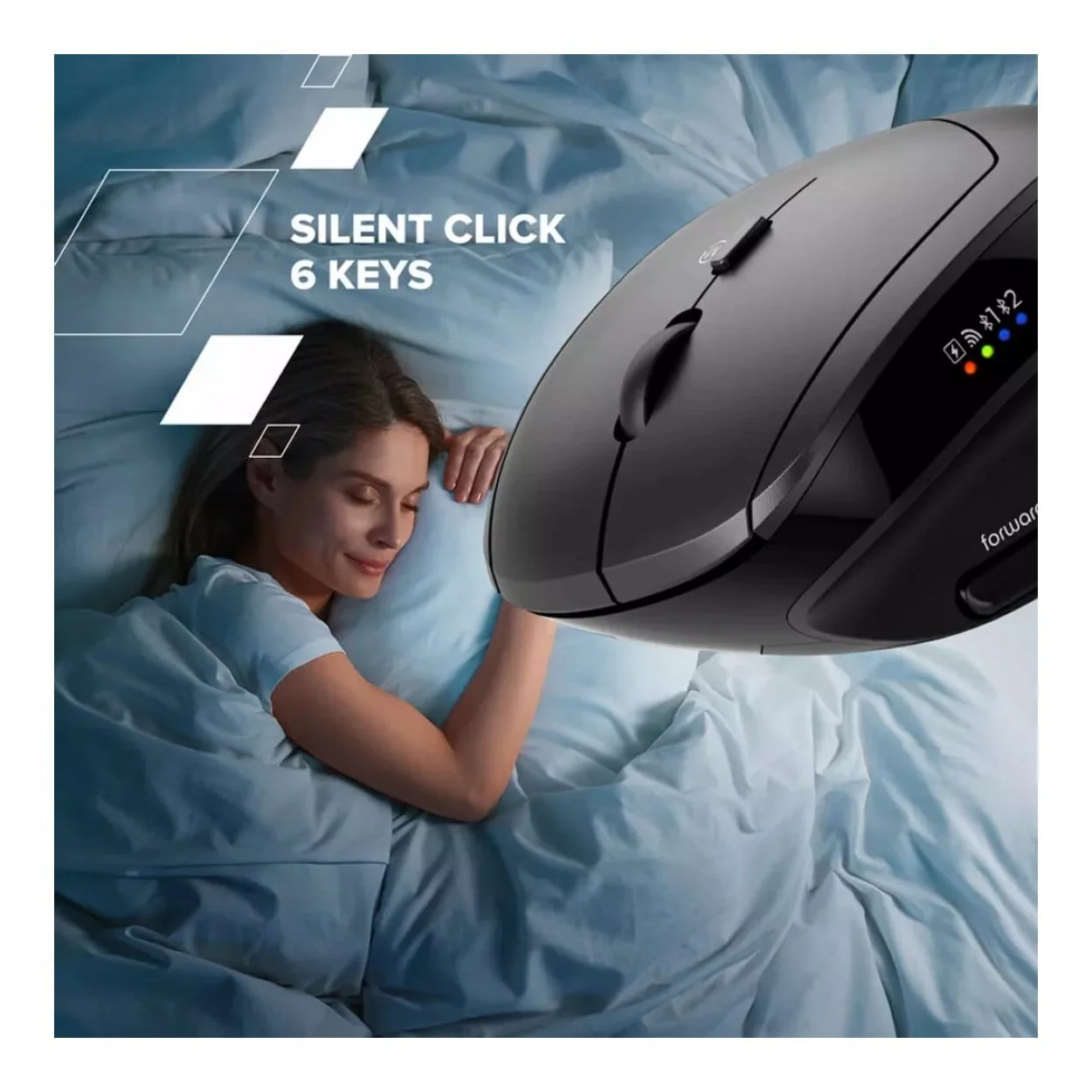 Canyon MW-25 Vertical Wireless Mouse Black CNS-CMSW25 - Image 9