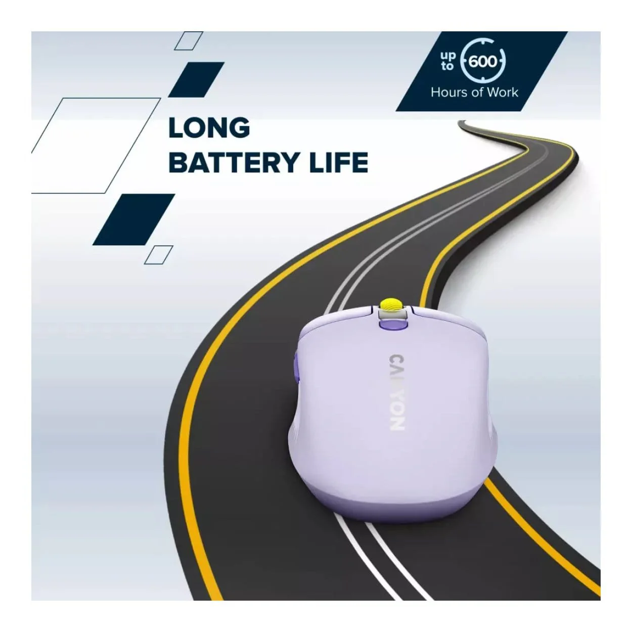 Canyon MW-26 LCD Wireless Silent Mouse Violet CNS-CMSW26V - Image 15