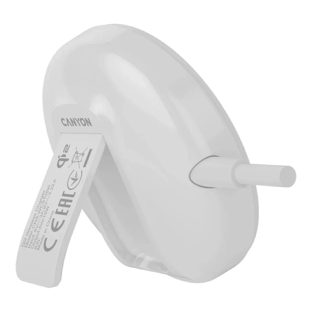 Canyon OnCharge 105 15W Qi2 Wireless Charging Pad White CNS-WCS105W - Image 4